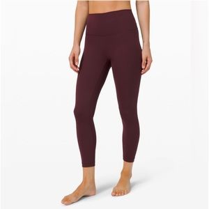 Lululemon wunder under high rise tight 25”. Luxtreme. Size 14.